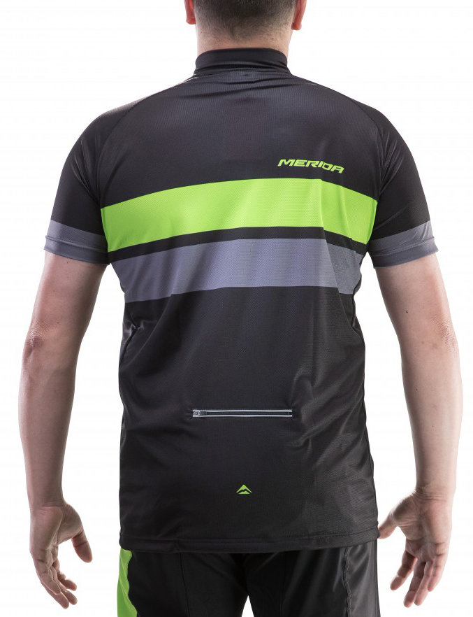 Велофутболка MERIDA E-TRAIL SHORT SLEEVE JERSEY GREEN/GREY L