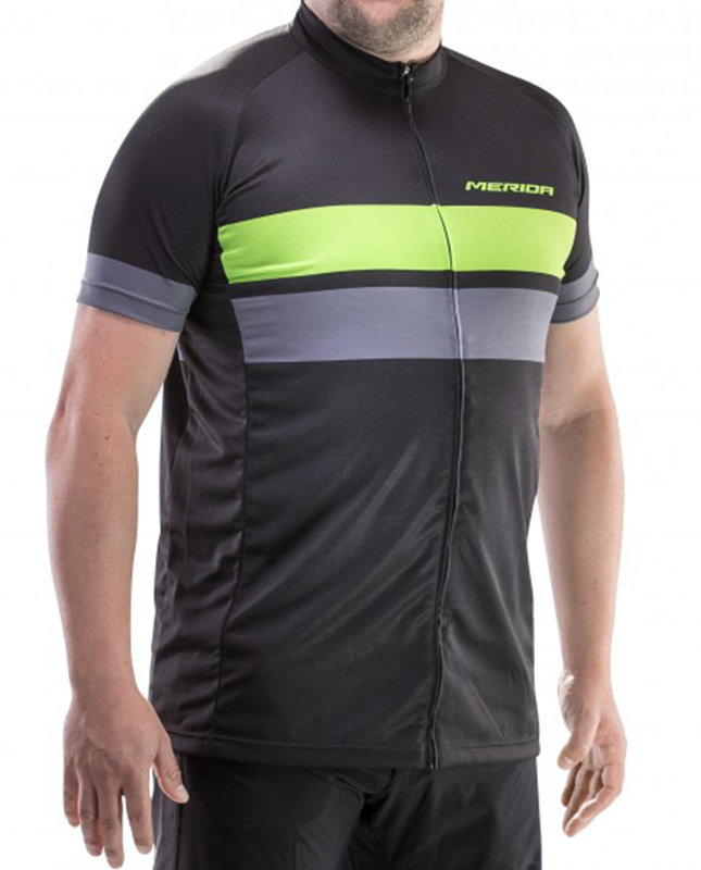 Велофутболка MERIDA E-TRAIL SHORT SLEEVE JERSEY GREEN/GREY L