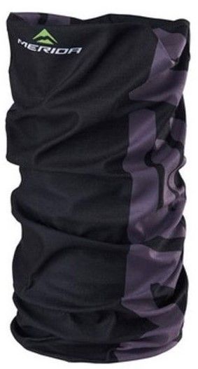 Баф MERIDA MULTIFUNCTIONAL HEADWEAR/MERIDA, ONE SIZE, BLACK/GREY