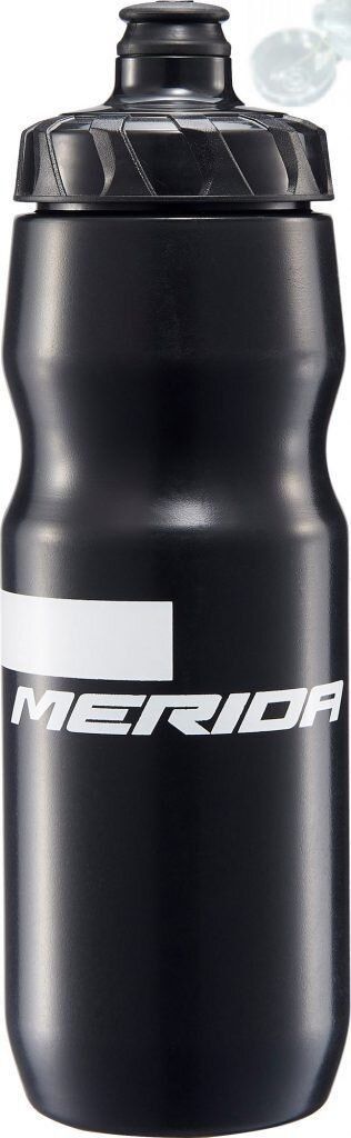 Фляга MERIDA STRIPE Classic with cap 760 black-white
