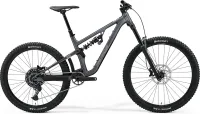 Велосипед MERIDA ONE-SIXTY FR 400 2024 silk dark silver (grey/black)