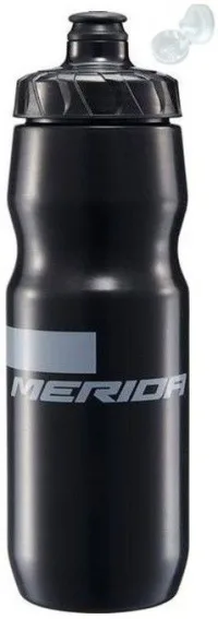 Фляга MERIDA STRIPE Classic with cap 760 black-grey