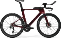 Велосипед Merida TIME WARP TRI LIMITED burgundy red 2025
