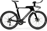 Велосипед MERIDA TIME WARP TRI LIMITED 2024 metallic black (ti-flash)