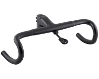 Руль MERIDA TEAM SL1PC COCKPIT,L:100MM*W:420MMDROP:125MM,FLARE:2 DEGREES, REACH:75MMCARBON, BLACK