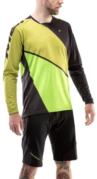 Велофутболка MERIDA ENDURO LS LONG SLEEVE JERSEY GREEN/GREEN S