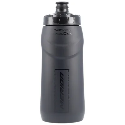 Фляга з коннектором MERIDA/FIDLOCK Matt Black, Glossy Black 620 ccm Bottle with connector