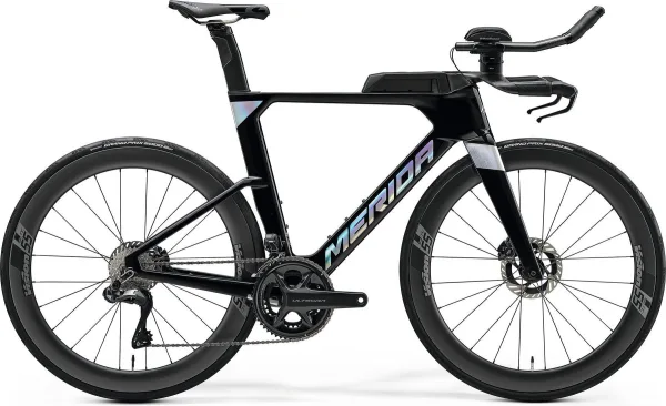 Велосипед Merida TIME WARP TRI LIMITED metallic black 2025