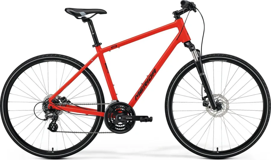 Велосипед MERIDA CROSSWAY 10 2025 matt race red