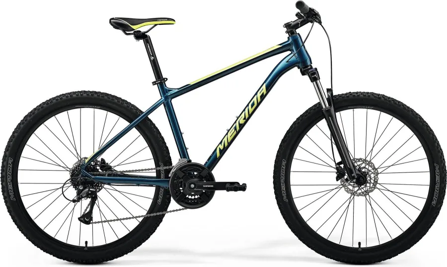 Велосипед MERIDA BIG.SEVEN 20 2024 teal-blue (lime)