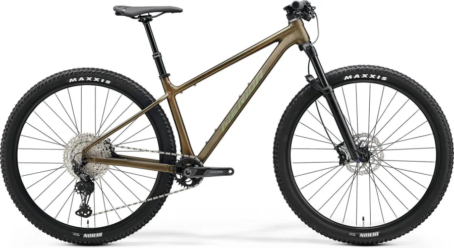 Велосипед MERIDA BIG.NINE TR LIMITED 2024 silk sparkling gold (grn/blk)