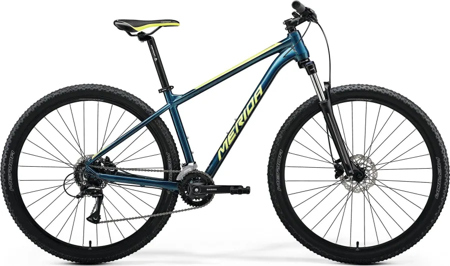 Велосипед MERIDA BIG.NINE 20 2024 teal-blue (lime)