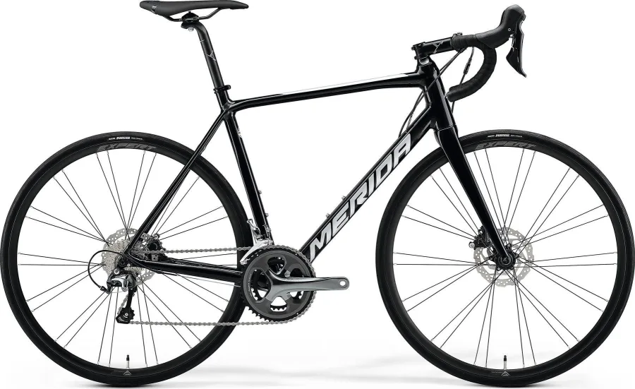 Велосипед MERIDA SCULTURA 300 2024 metallic black (silver)