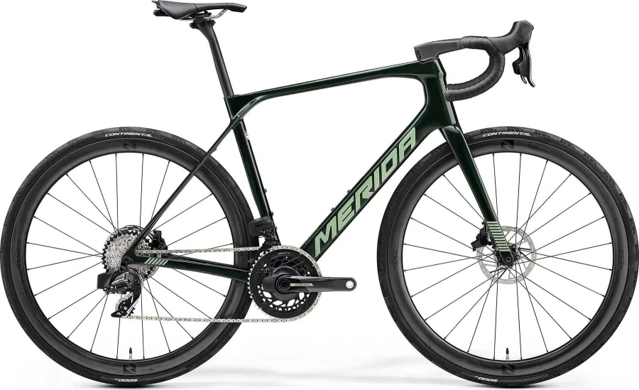 Велосипед MERIDA SCULTURA ENDURANCE 9000 2024 transparent green (slv-green)
