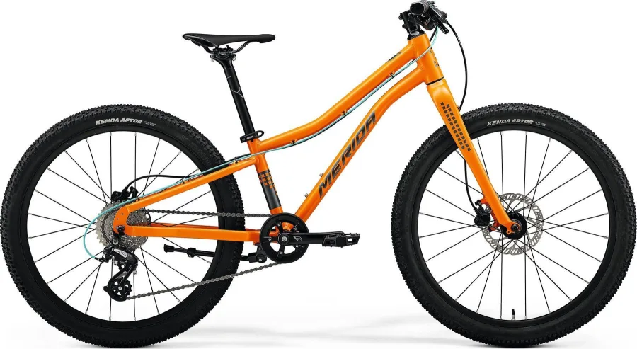 Велосипед MERIDA MATTS J.24+ 2024 silk orange (steel blue/gry)