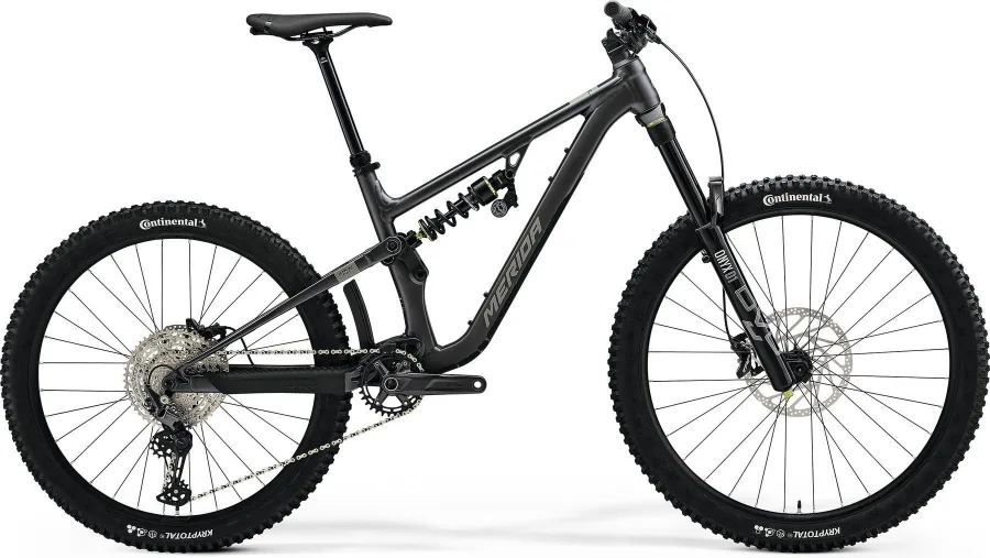 Велосипед MERIDA ONE-SIXTY FR 600 2024 silk dark silver (grey/black)