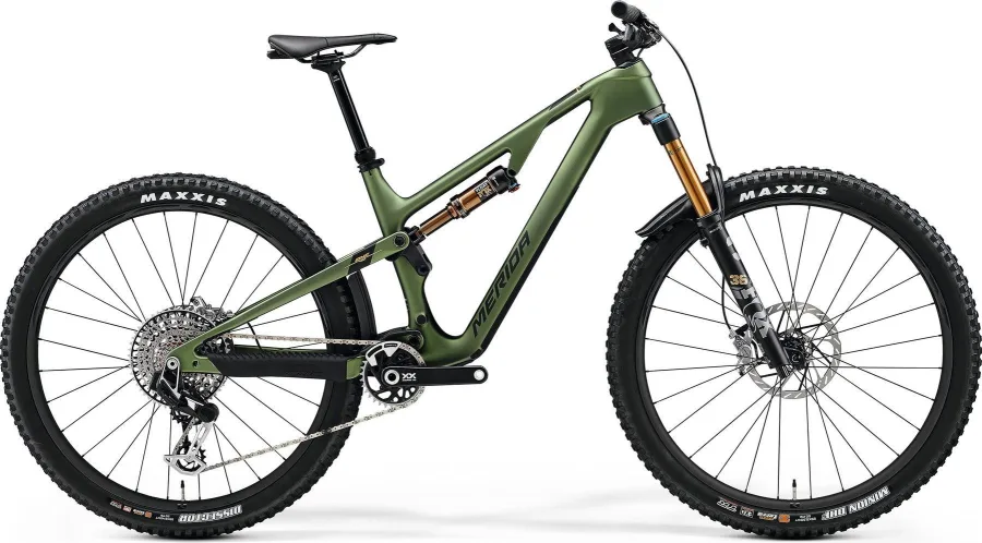 Велосипед MERIDA ONE-FORTY 10K 2024 silk green (black/gold)